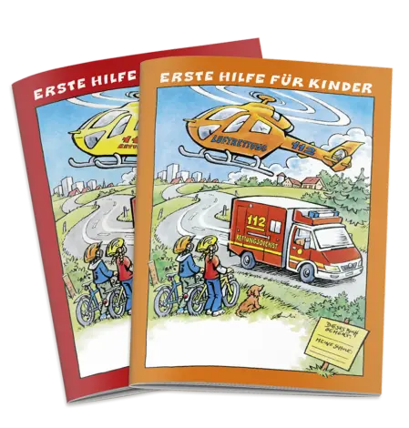 Wir sind Sponsoren von Erste Hilfe für Kinder Heften